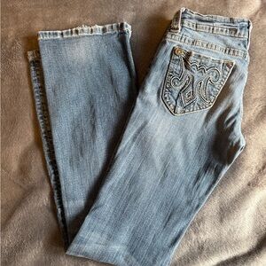 Elegant Light Blue Boot Cut Jeans